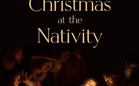 A book cover with a nativity scene says "Pope Francis: Christmas at the Nativity"