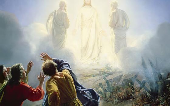 "Transfiguration of Jesus," 1872, by Carl Bloch (Artvee)